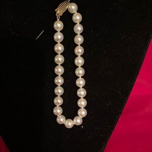 Mikasa White Pearl Bracelet